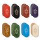 Oval Sadhu Board with bamboo nails Design #132 nail spacing 15 mm 330x150 mm green