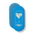 Oval Sadhu board with bamboo nails Design No. 41, distance between nails 15 mm 330x150 mm blue