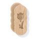 Sadhu board Oak Khmarinka Design |№146| the nails are galvanized, the distance between the nails is 8 mm