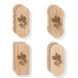 Sadhu Board Oak Oval Design |№68| the nails are galvanized, the distance between the nails is 8 mm