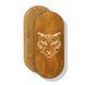Sadhu board Design #61 in oval shape in oval shape nails galvanized nail spacing 8 mm brown