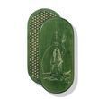 Oval Sadhu board with bamboo nails Design #108, distance between nails 15 mm 330x150 mm green
