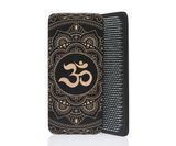 Deska Sadhu wz&oacute;r Om+Mandala, gwoździe ocynkowane, rozstaw gwoździ 8 mm, kolor czarny