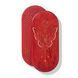 Sadhu board Design #222 in oval shape in oval shape nails galvanized nail spacing 8 mm Bright red
