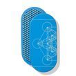 Oval Sadhu board with bamboo nails Design #221 distance between nails 15 mm 330x150 mm blue