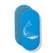 Oval Sadhu board with bamboo nails Design #64, distance between nails 15 mm 330x150 mm blue