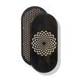 Oval Sadhu Board with bamboo nails Design No. 21 distance between nails 15 mm 330x150 mm black