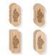 Sadhu Board Oak Violin Design |№144| the nails are galvanized, the distance between the nails is 8 mm