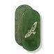 Oval Sadhu board with bamboo nails Design #66, distance between nails 15 mm 330x150 mm green