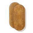 Sadhu board Design #9 in oval shape in oval shape nails galvanized nail spacing 15 mm brown