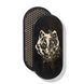 Oval Sadhu board with bamboo nails Design No. 49, distance between nails 15 mm 330x150 mm black