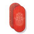 Oval Sadhu board with bamboo nails Design #73, distance between nails 15 mm 330x150 mm bright red