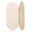 Oval Sadhu Board with bamboo nails No Design nail spacing 10 mm 330x150 mm white
