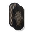 Oval Sadhu Board with bamboo nails Design No. 47, distance between nails 15 mm 330x150 mm black