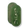 Oval Sadhu board with bamboo nails Design #62, distance between nails 15 mm 330x150 mm green