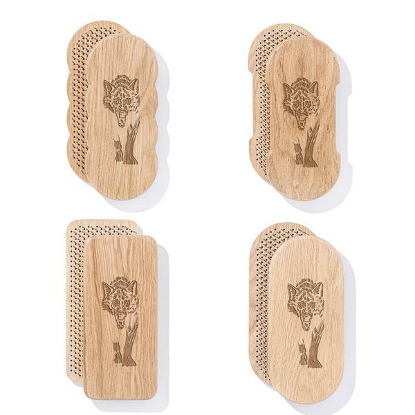 Sadhu Board Oak Violin Design |№146| the nails are galvanized, the distance between the nails is 8 mm