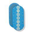 Oval Sadhu board with bamboo nails Design #5, distance between nails 15 mm 330x150 mm blue
