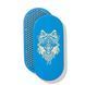 Oval Sadhu board with bamboo nails Design No. 57 distance between nails 15 mm 330x150 mm blue