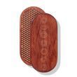Oval Sadhu Board with bamboo nails Design No. 100 distance between nails 15 mm 330x150 mm red