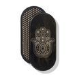 Oval Sadhu board with bamboo nails Design #73, distance between nails 15 mm 330x150 mm black