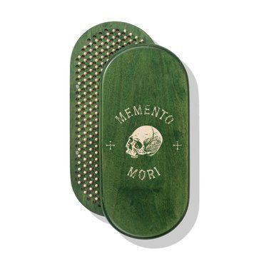 Oval Sadhu board with bamboo nails Design #90, distance between nails 15 mm 330x150 mm green