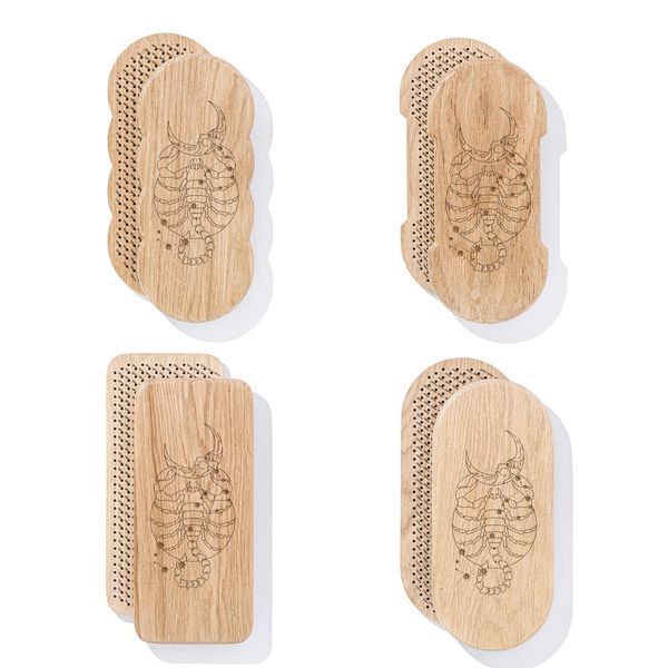 Sadhu board Oak rectangular Design |№96| the nails are galvanized, the distance between the nails is 8 mm
