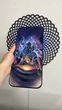 Sadhu board black 10mm galvanized nails with artist design