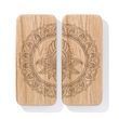Sadhu board Oak rectangular Design |№34| the nails are galvanized, the distance between the nails is 8 mm
