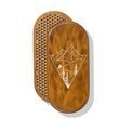 Oval Sadhu board with bamboo nails Design #134, distance between nails 15 mm 330x150 mm brown