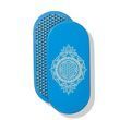 Oval Sadhu board with bamboo nails Design #20, distance between nails 15 mm 330x150 mm blue