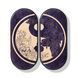Sadhu board Design #45 in oval shape in oval shape nails galvanized nail spacing 8 mm Dark blue