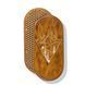Oval Sadhu board with bamboo nails Design #134, distance between nails 15 mm 330x150 mm brown