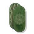 Oval Sadhu board with bamboo nails Design #22, distance between nails 15 mm 330x150 mm green
