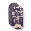 Oval Sadhu board with bamboo nails Design #46, distance between nails 15 mm 330x150 mm dark blue