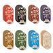 Oval Sadhu board with bamboo nails Design #46, distance between nails 15 mm 330x150 mm dark blue