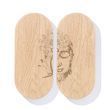 Sadhu Board Oak Oval Design |№81| the nails are galvanized, the distance between the nails is 8 mm