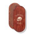 Oval Sadhu board with bamboo nails Design #90, distance between nails 15 mm 330x150 mm red