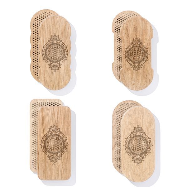 Sadhu board Oak rectangular Design |№20| the nails are galvanized, the distance between the nails is 8 mm