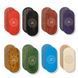 Oval Sadhu Board with bamboo nails Design No. 119 distance between nails 15 mm 330x150 mm green