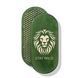 Oval Sadhu board with bamboo nails Design No. 50, distance between nails 15 mm 330x150 mm green