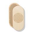 Oval Sadhu board with bamboo nails Design #138 nail spacing 15 mm 330x150 mm white