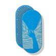Oval Sadhu board with bamboo nails Design #74, distance between nails 15 mm 330x150 mm blue