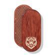 Oval Sadhu board with bamboo nails Design No. 55 distance between nails 15 mm 330x150 mm red