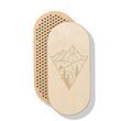 Oval Sadhu Board with bamboo nails Design #134 nail spacing 15 mm 330x150 mm white