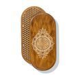 Oval Sadhu board with bamboo nails Design #20, distance between nails 15 mm 330x150 mm brown