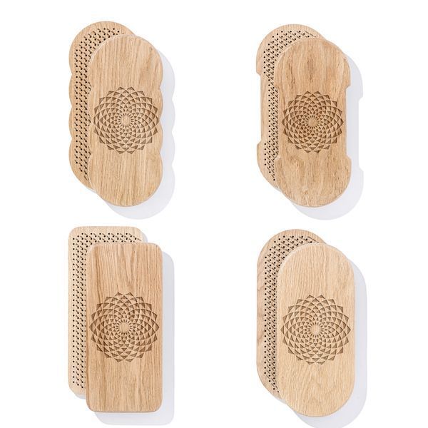 Sadhu Board Oak Violin Design |№21| the nails are galvanized, the distance between the nails is 8 mm