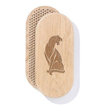 Sadhu Board Oak Oval Design |№294| the nails are galvanized, the distance between the nails is 8 mm