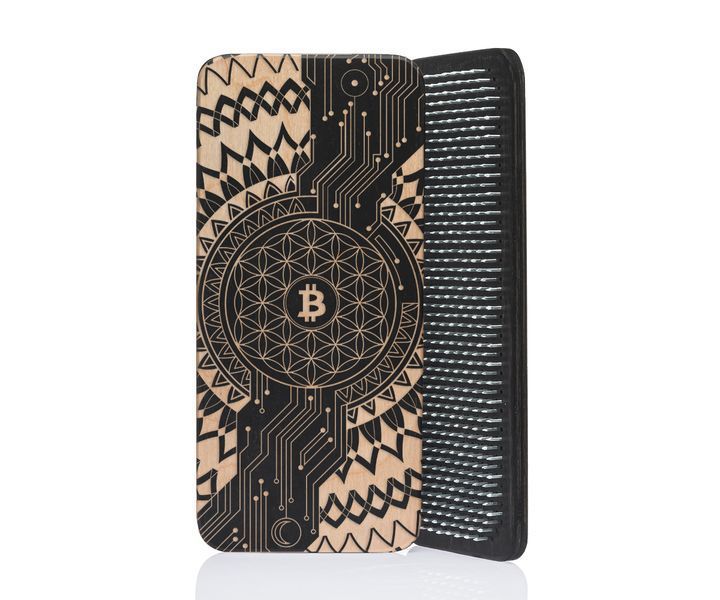 Deska Sadhu Design Bitcoin #94 gwoździe ocynkowane rozstaw gwoździ 10mm w kolorze czarnym