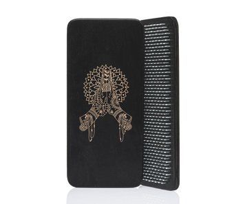 Deska Sadhu Design Namaste nr 71, gwoździe ocynkowane, rozstaw gwoździ 10 mm w kolorze czarnym
