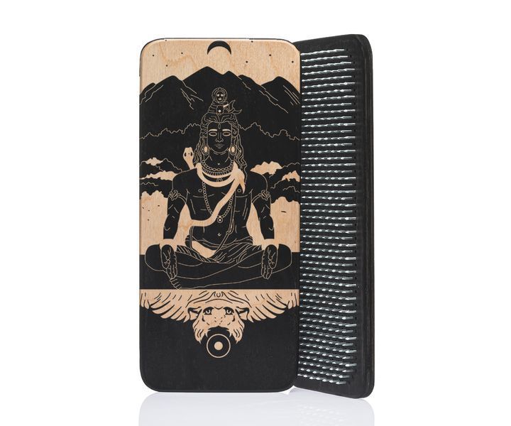 Sadhu board Design Buddha No. 80 nails galvanized, distance between nails 12 mm black